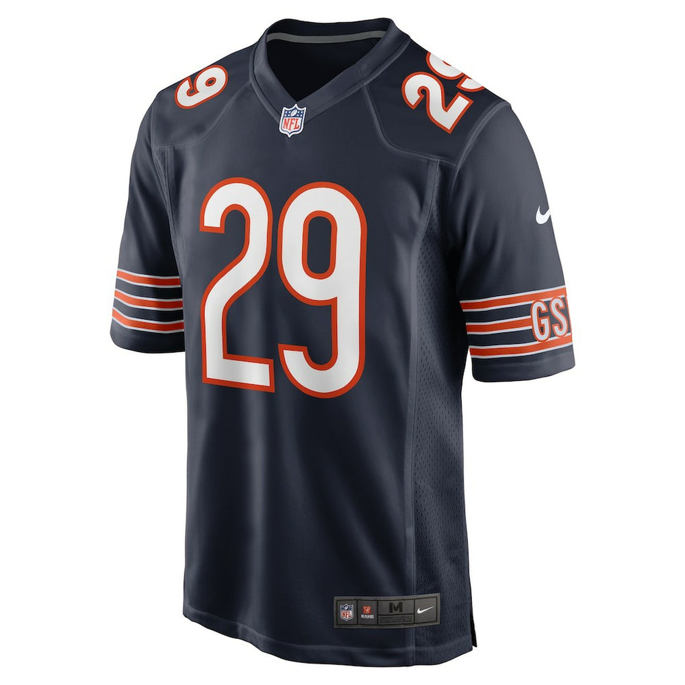 Tyrique Stevenson Chicago Bears Game Jersey - Navy