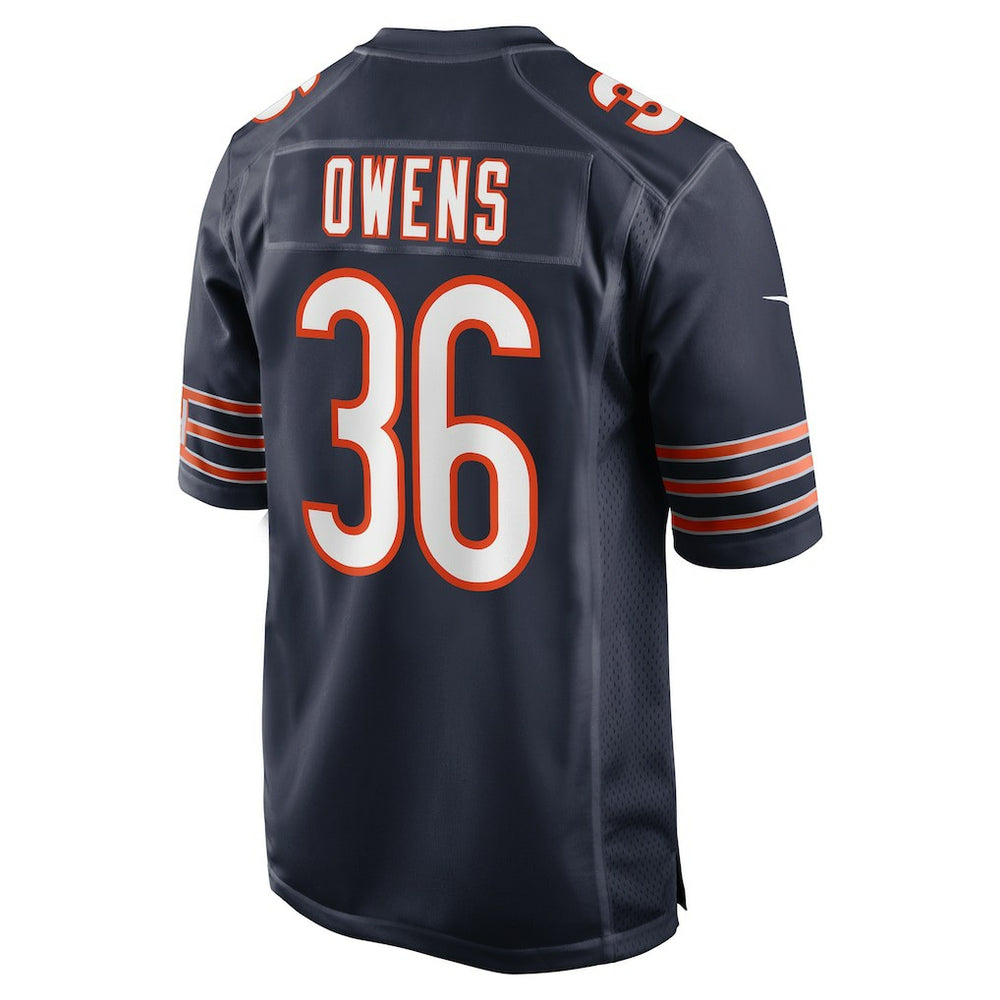 Jonathan Owens Chicago Bears Game Jersey - Navy