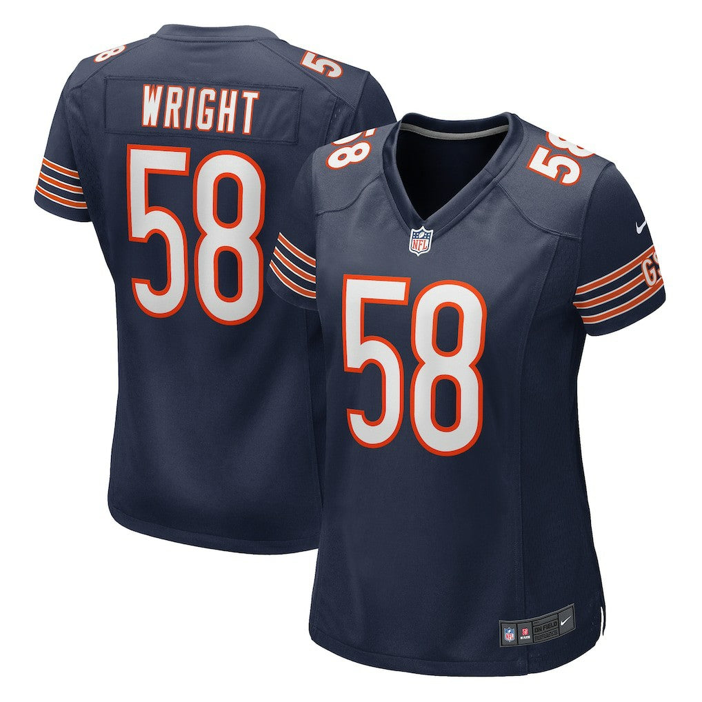 Darnell Wright Chicago Bears Women's Game Jersey - Navy