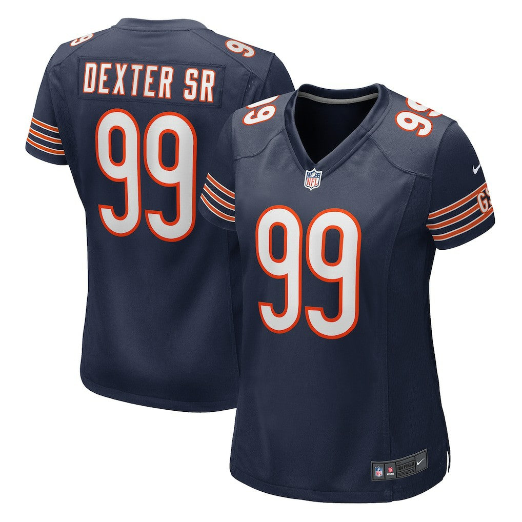 Gervon Dexter Sr. Chicago Bears Women's Game Jersey - Navy
