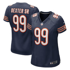 Gervon Dexter Sr. Chicago Bears Women's Game Jersey - Navy