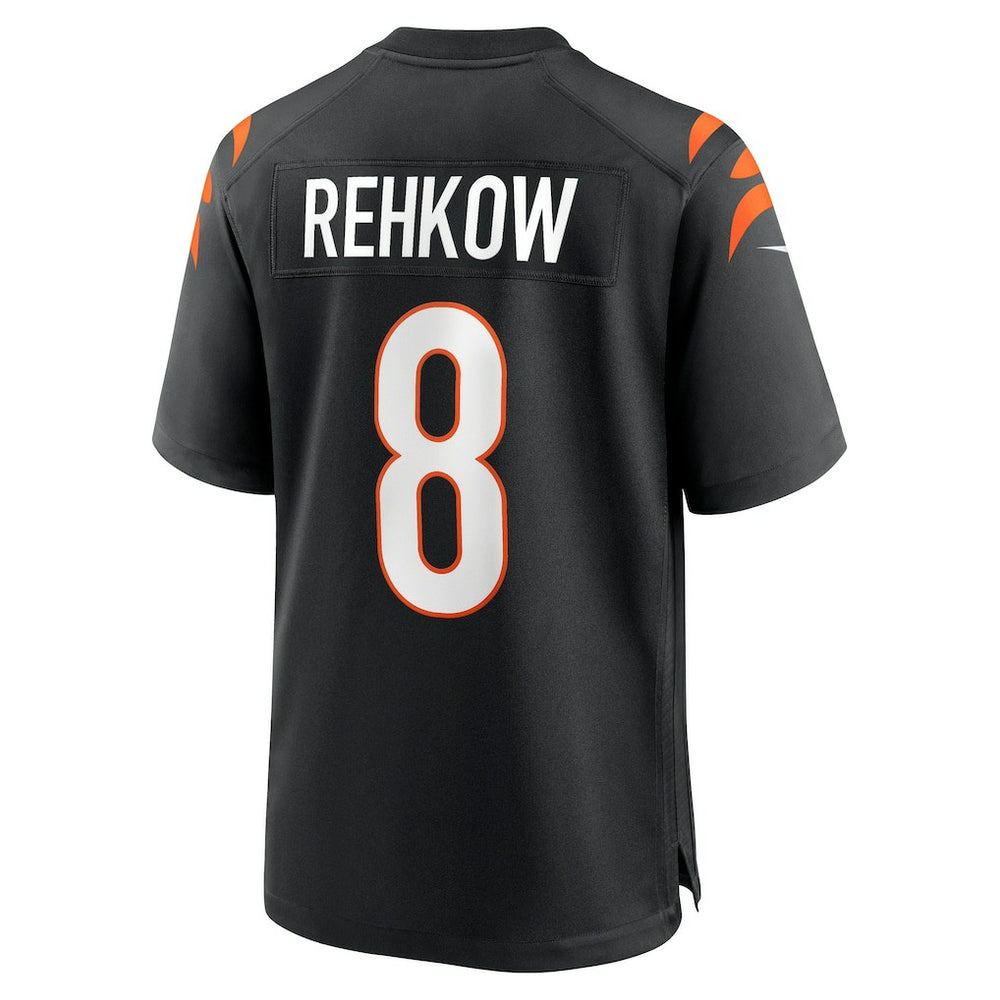 Ryan Rehkow Cincinnati Bengals Game Jersey - Black