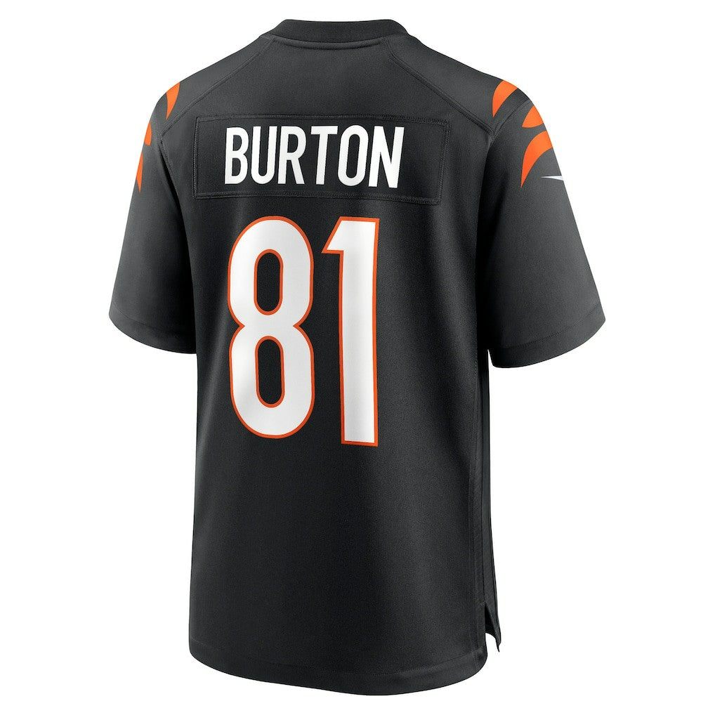 Jermaine Burton Cincinnati Bengals Game Jersey - Black