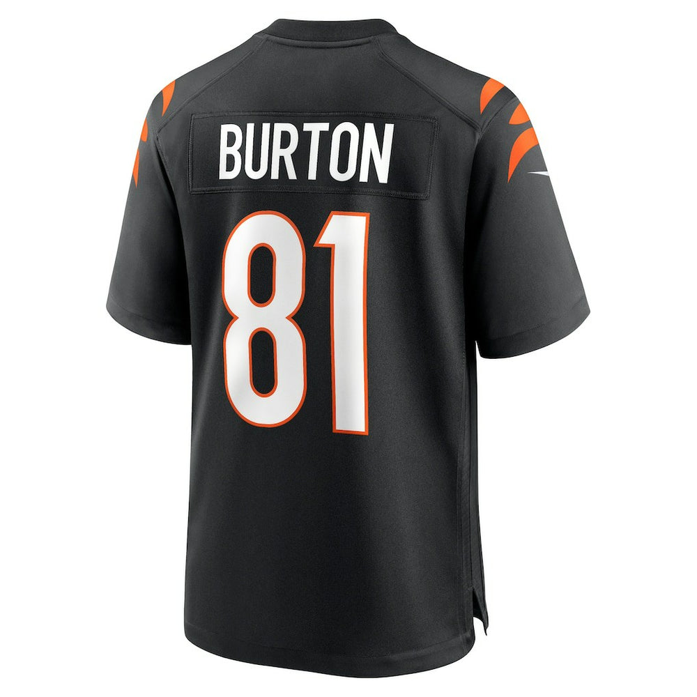 Jermaine Burton Cincinnati Bengals Game Jersey - Black