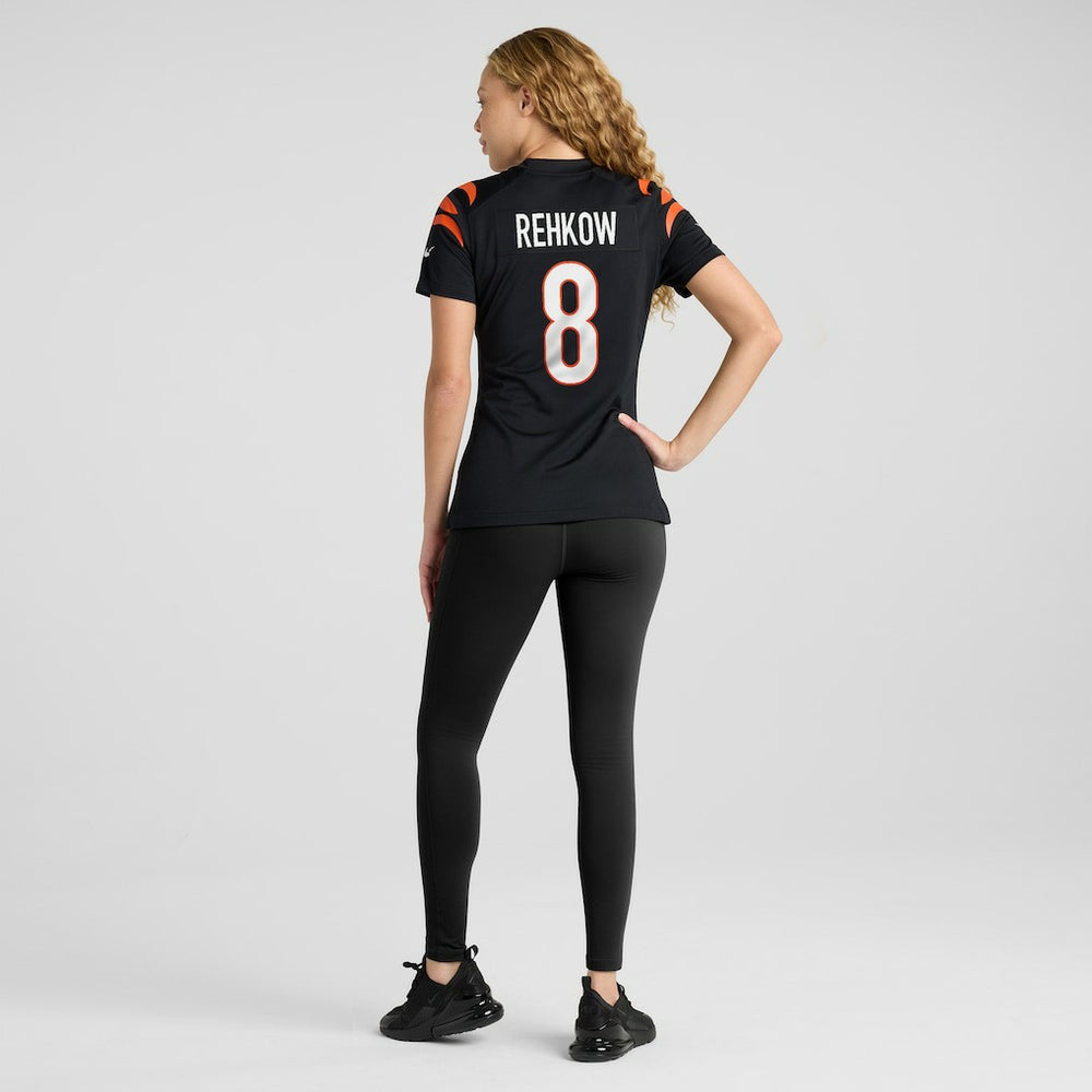 Ryan Rehkow Cincinnati Bengals Women's Game Jersey - Black