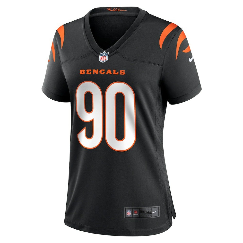 Kris Jenkins Jr. Cincinnati Bengals Women's Game Jersey - Black