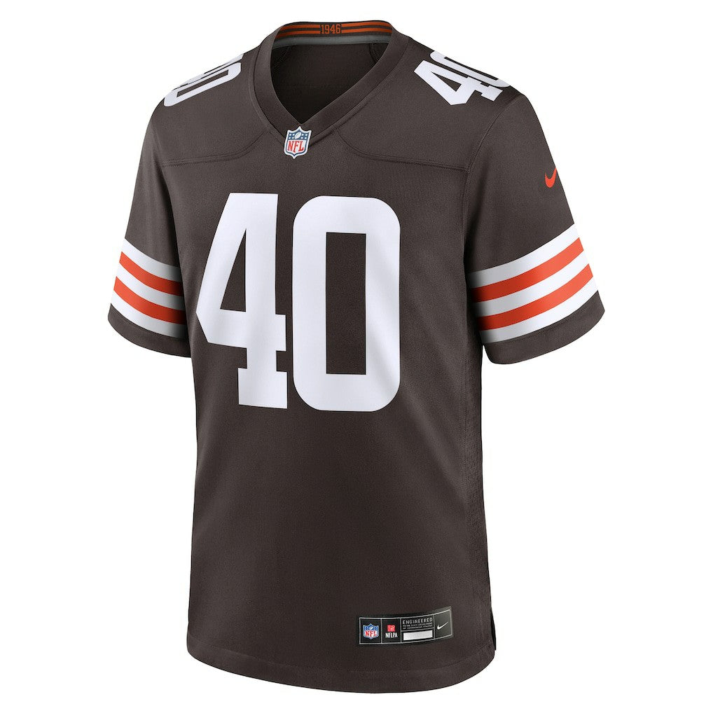 Nathaniel Watson Cleveland Browns Team Game Jersey - Brown