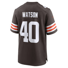 Nathaniel Watson Cleveland Browns Team Game Jersey - Brown