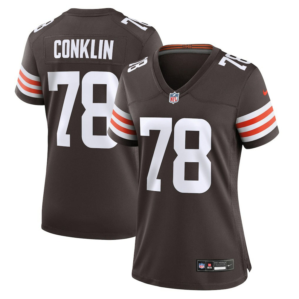 Jack Conklin Cleveland Browns Women's Game Jersey - Brown