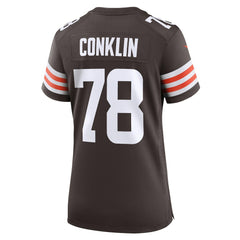 Jack Conklin Cleveland Browns Women's Game Jersey - Brown