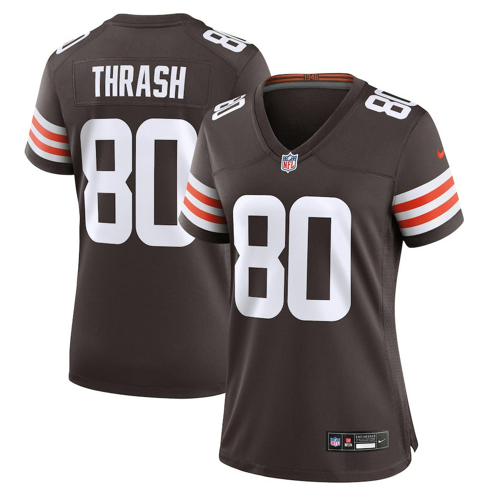 Jamari Thrash Cleveland Browns Women's Game Jersey - Brown