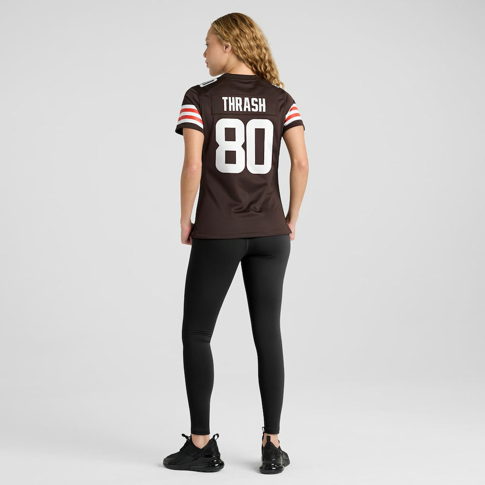 Jamari Thrash Cleveland Browns Women's Game Jersey - Brown
