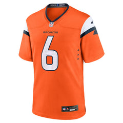 P.J. Locke Denver Broncos Team Game Jersey - Orange