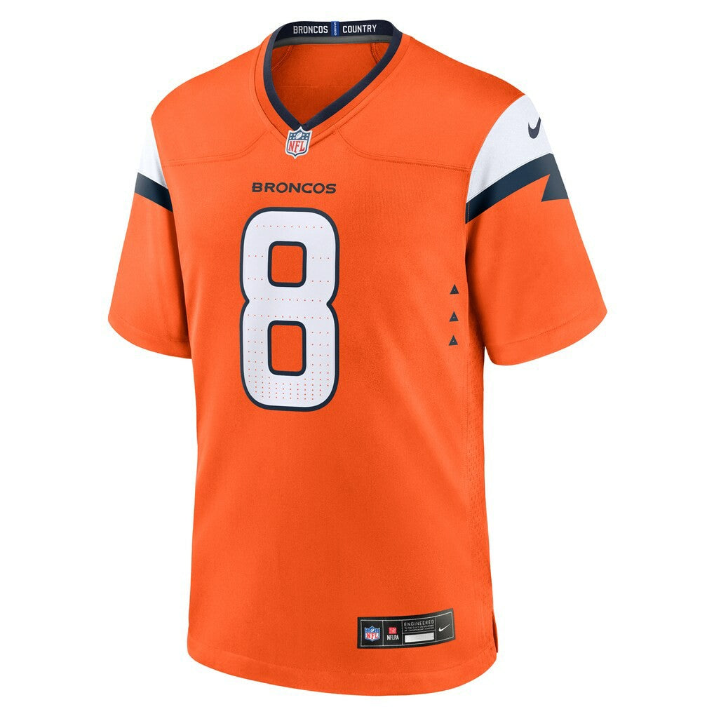 Jarrett Stidham Denver Broncos Team Game Jersey - Orange