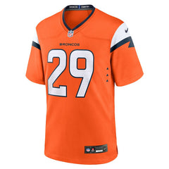 Ja'Quan McMillian Denver Broncos Team Game Jersey - Orange