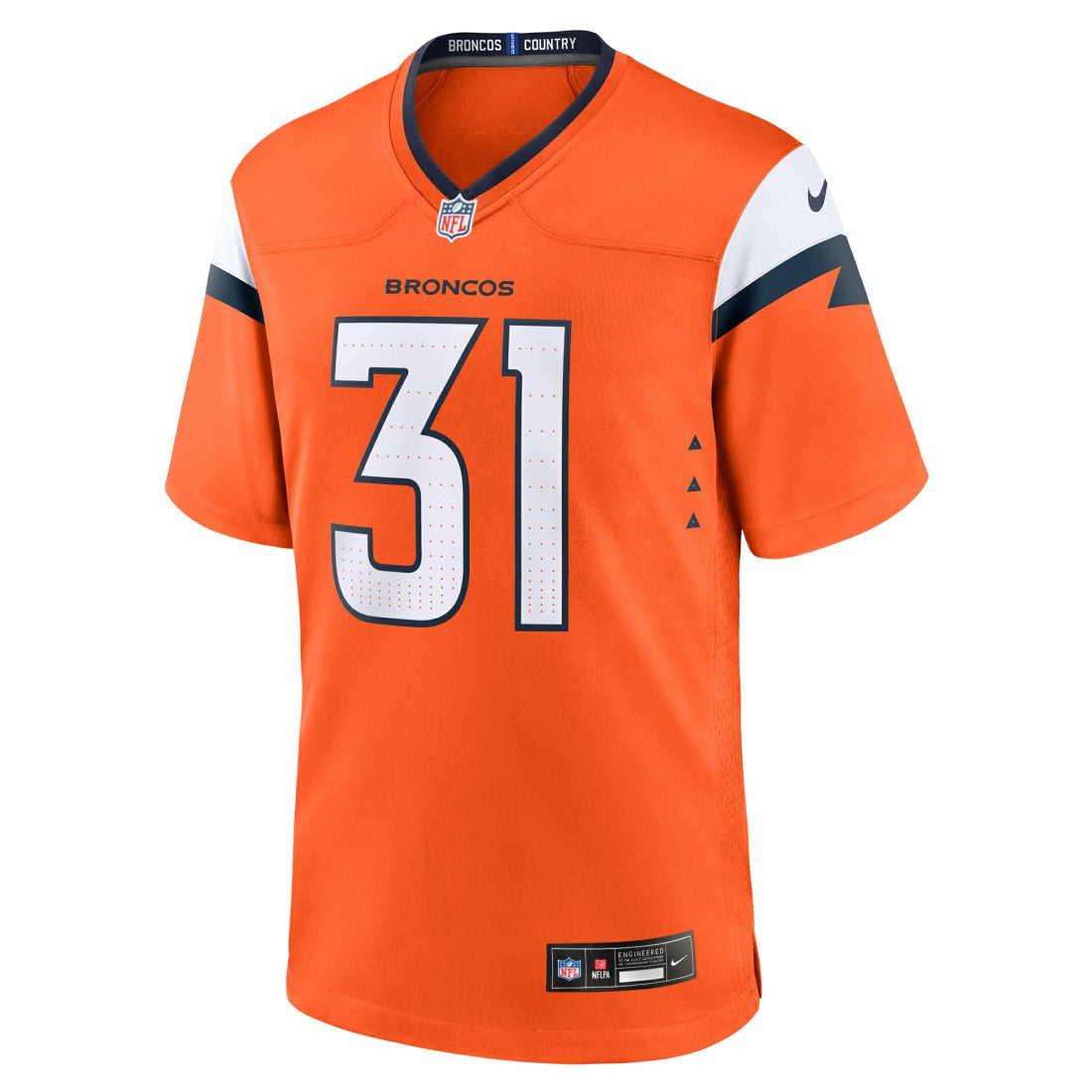 Kris Abrams-Draine Denver Broncos Team Game Jersey - Orange