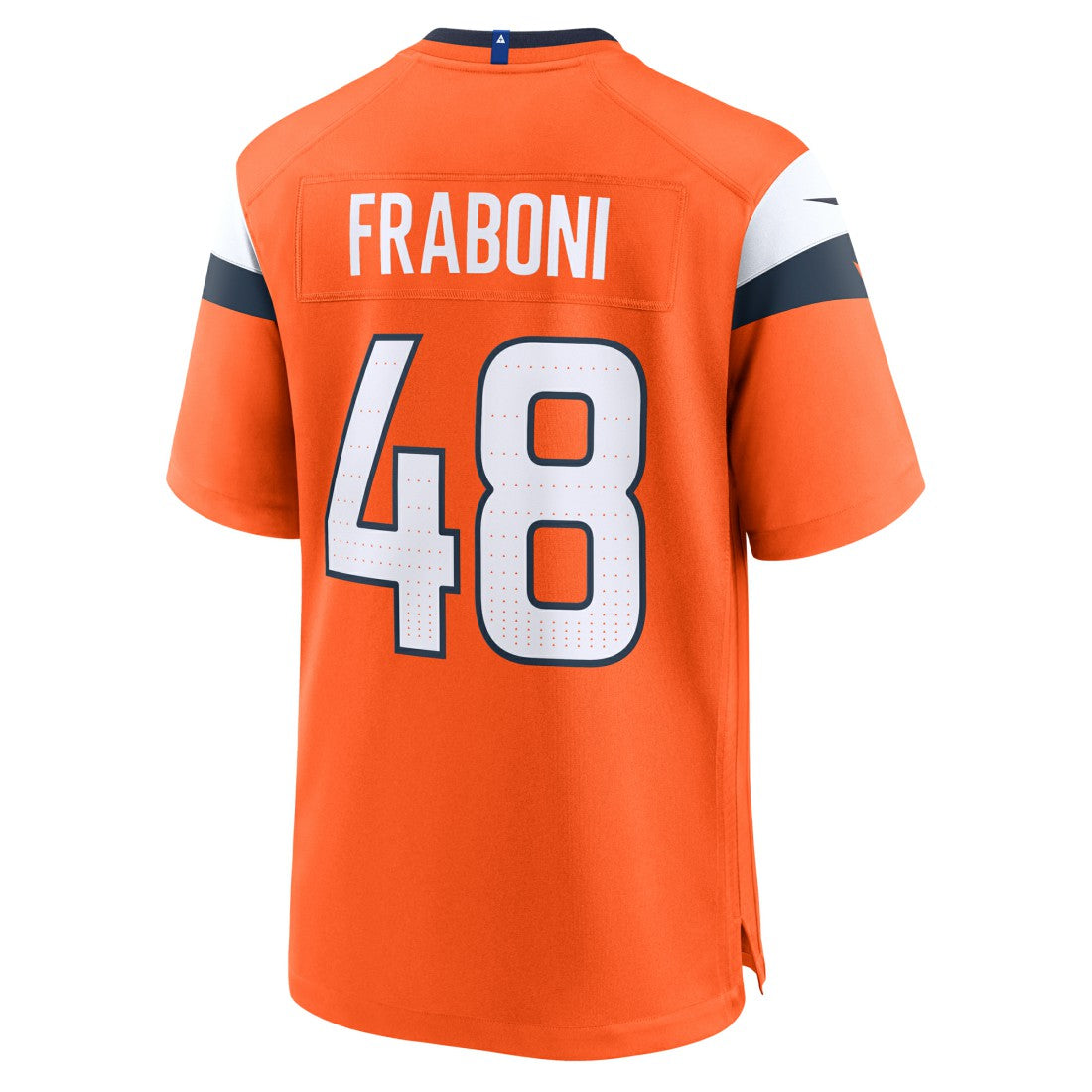 Mitchell Fraboni Denver Broncos Team Game Jersey - Orange