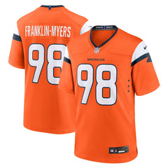 John Franklin-Myers Denver Broncos Team Game Jersey - Orange
