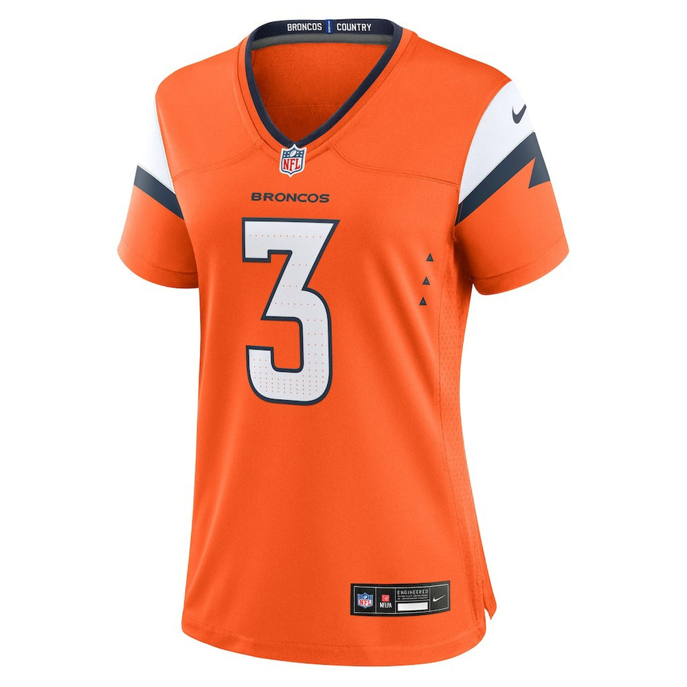 Wil Lutz Denver Broncos Women's Team Game Jersey - Orange