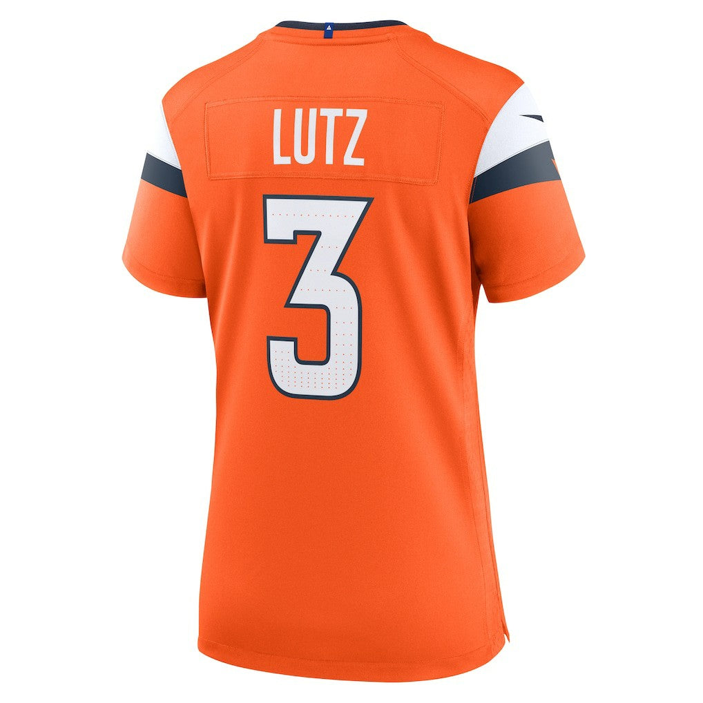 Wil Lutz Denver Broncos Women's Team Game Jersey - Orange