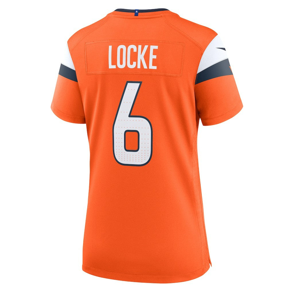 P.J. Locke Denver Broncos Women's Team Game Jersey - Orange