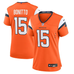 Nik Bonitto Denver Broncos Women's Team Game Jersey - Orange