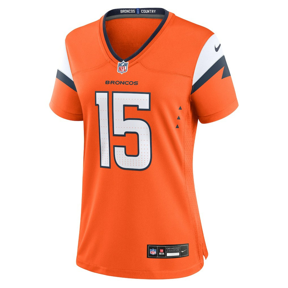 Nik Bonitto Denver Broncos Women's Team Game Jersey - Orange