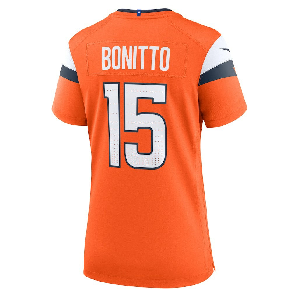 Nik Bonitto Denver Broncos Women's Team Game Jersey - Orange
