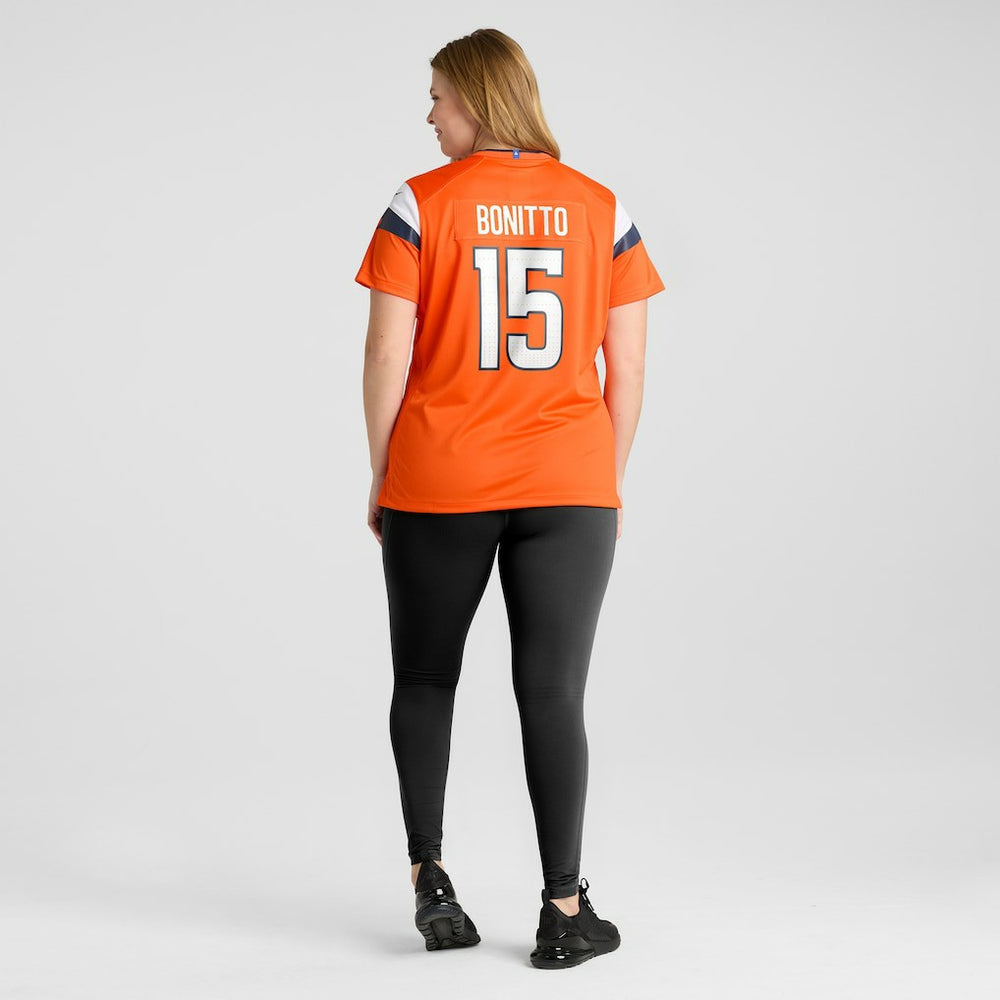 Nik Bonitto Denver Broncos Women's Team Game Jersey - Orange