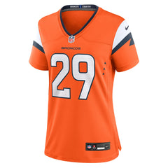 Ja'Quan McMillian Denver Broncos Women's Team Game Jersey - Orange