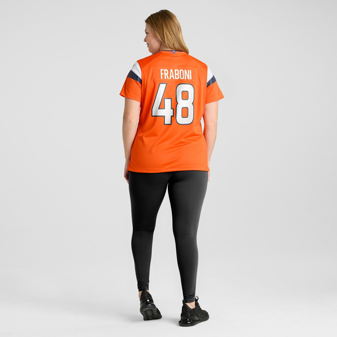 Mitchell Fraboni Denver Broncos Women's Team Game Jersey - Orange