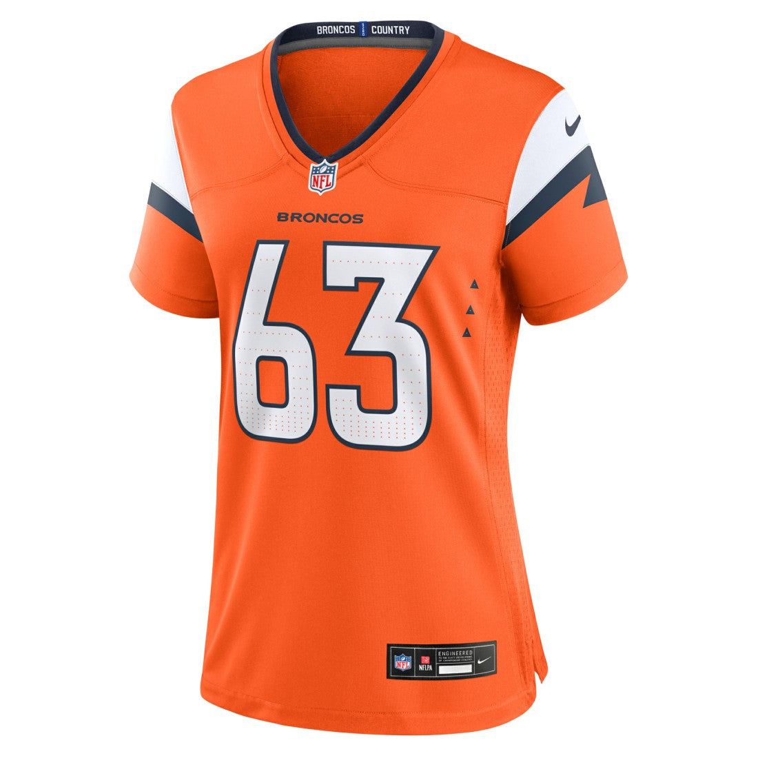 Alex Palczewski Denver Broncos Women's Team Game Jersey - Orange