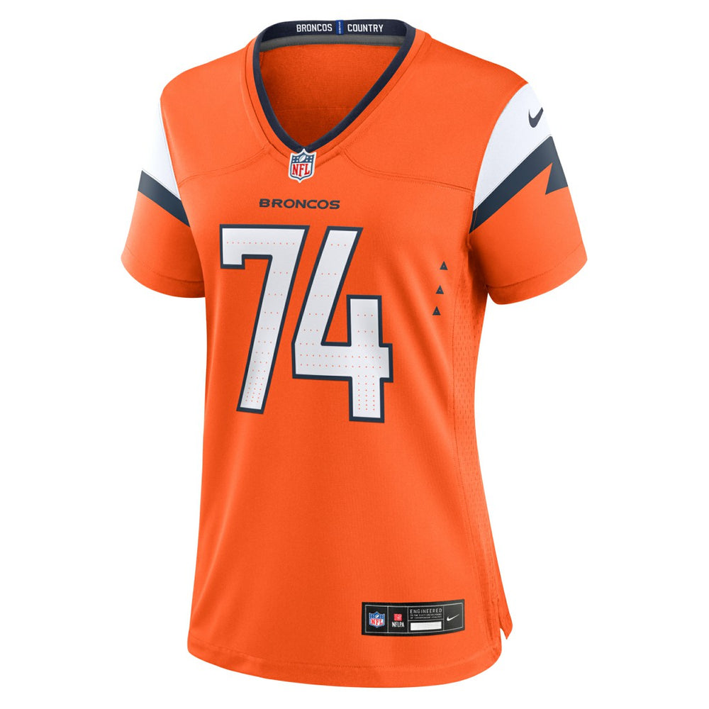 Ben Powers Denver Broncos Women's Team Game Jersey - Orange