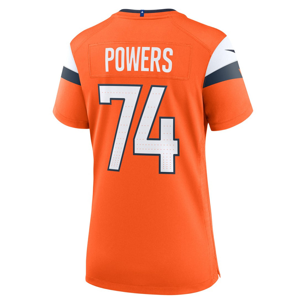 Ben Powers Denver Broncos Women's Team Game Jersey - Orange