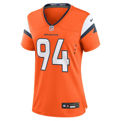 Jordan Jackson Denver Broncos Women's Team Game Jersey - Orange