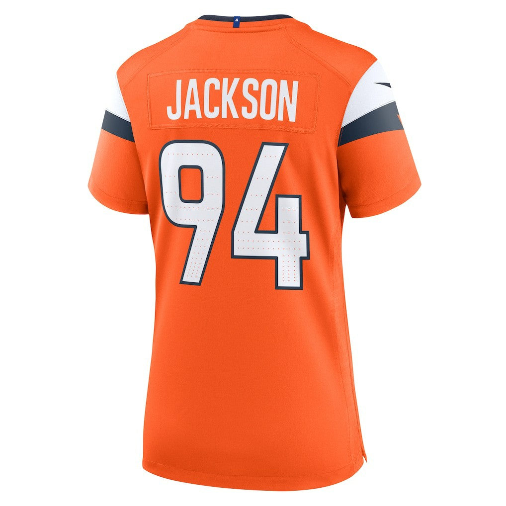 Jordan Jackson Denver Broncos Women's Team Game Jersey - Orange