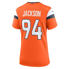 Jordan Jackson Denver Broncos Women's Team Game Jersey - Orange