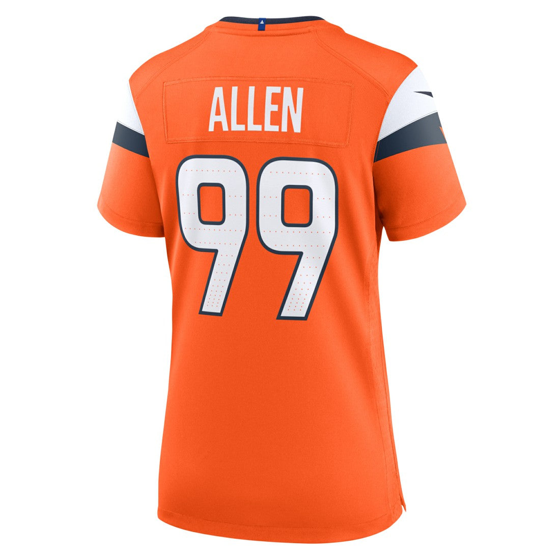 Zach Allen Denver Broncos Women's Team Game Jersey - Orange