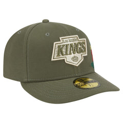 Los Angeles Kings New Era Tonal Florals 59FIFTY Fitted Hat Olive