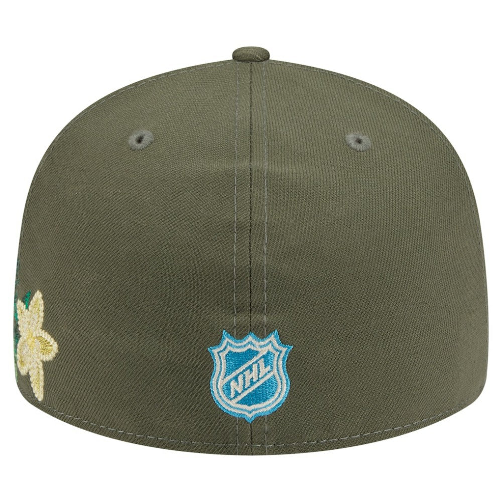 Los Angeles Kings New Era Tonal Florals 59FIFTY Fitted Hat Olive