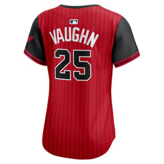 Andrew Vaughn Chicago White Sox Women's 2025 City Connect Limited Player Jersey Red/Black | Nike