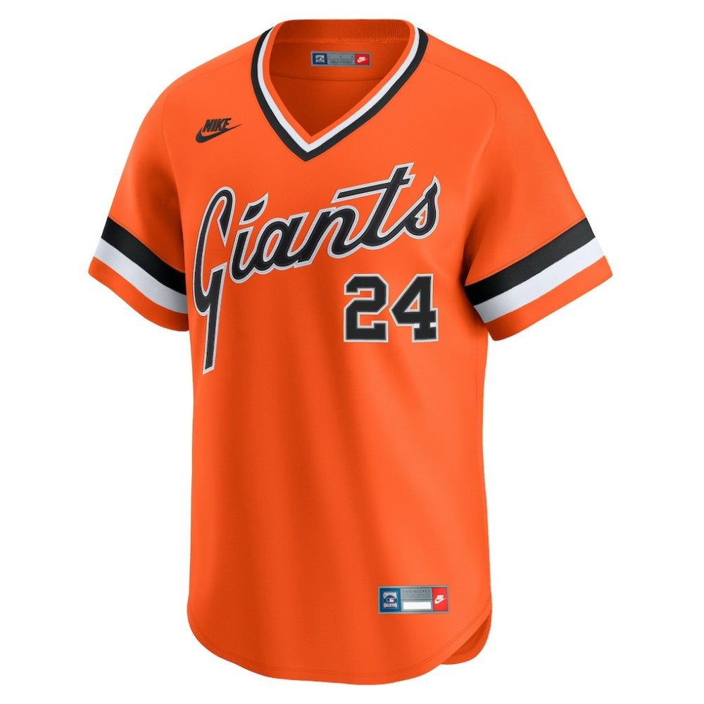 Willie Mays San Francisco Giants Cooperstown Collection Limited Jersey Orange | Nike