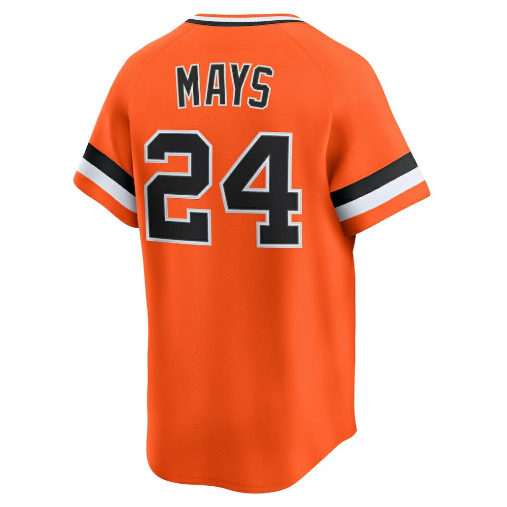 Willie Mays San Francisco Giants Cooperstown Collection Limited Jersey Orange | Nike