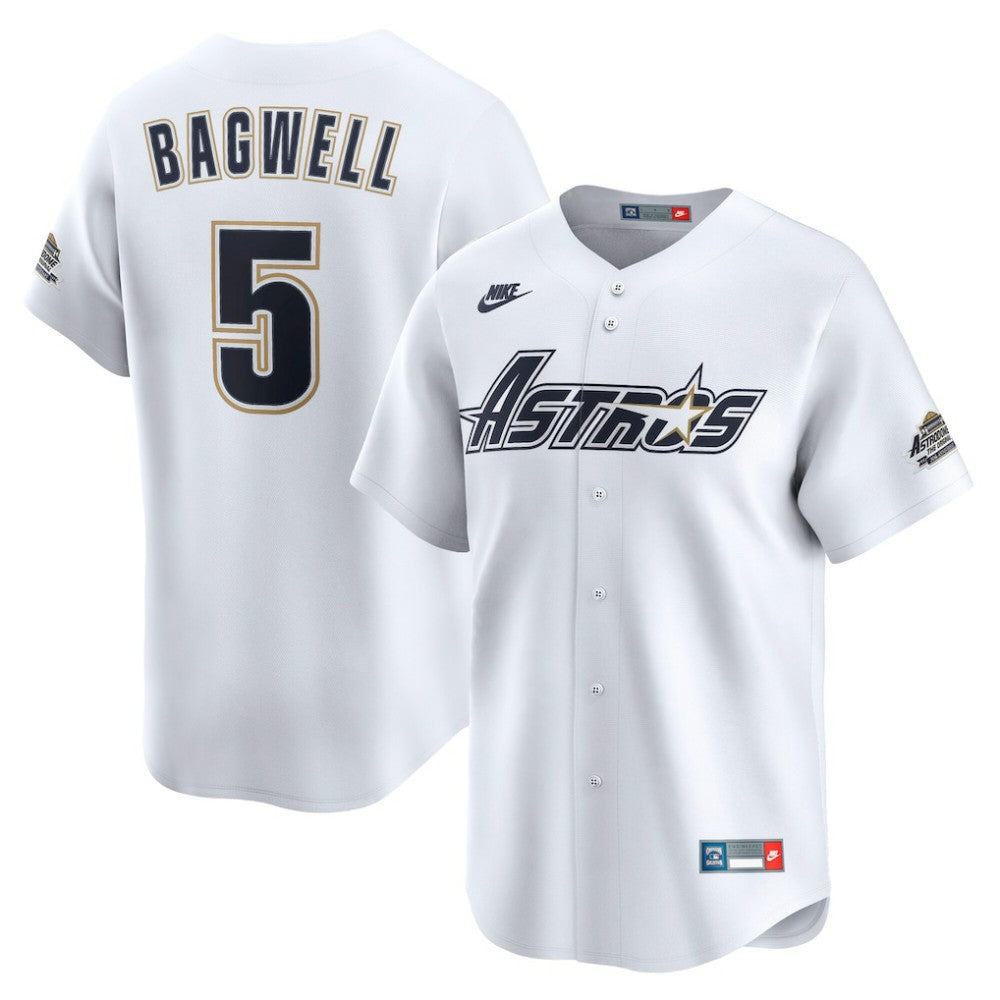 Jeff Bagwell Houston Astros Throwback Cooperstown Collection Limited Jersey White | Nike