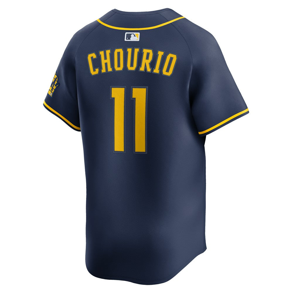 Jackson Chourio Milwaukee Brewers Alternate 2 Limited Jersey Navy | Nike