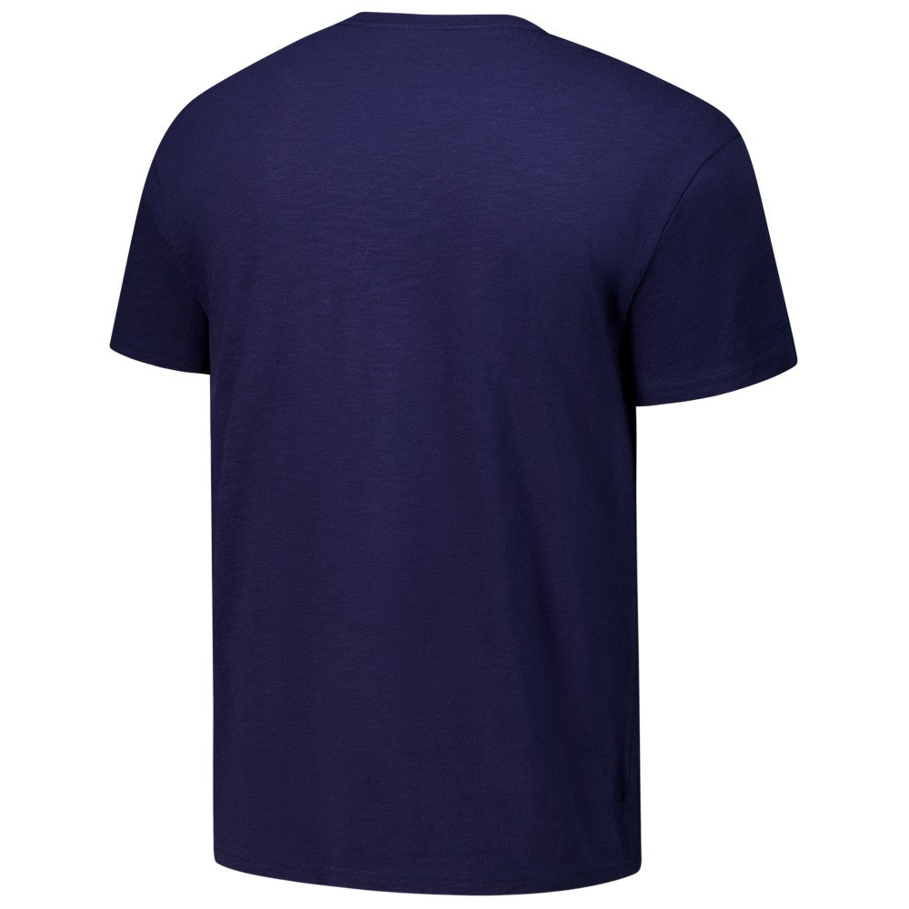 Milwaukee Brewers Arched Logo Slub T-Shirt Navy | Mitchell & Ness