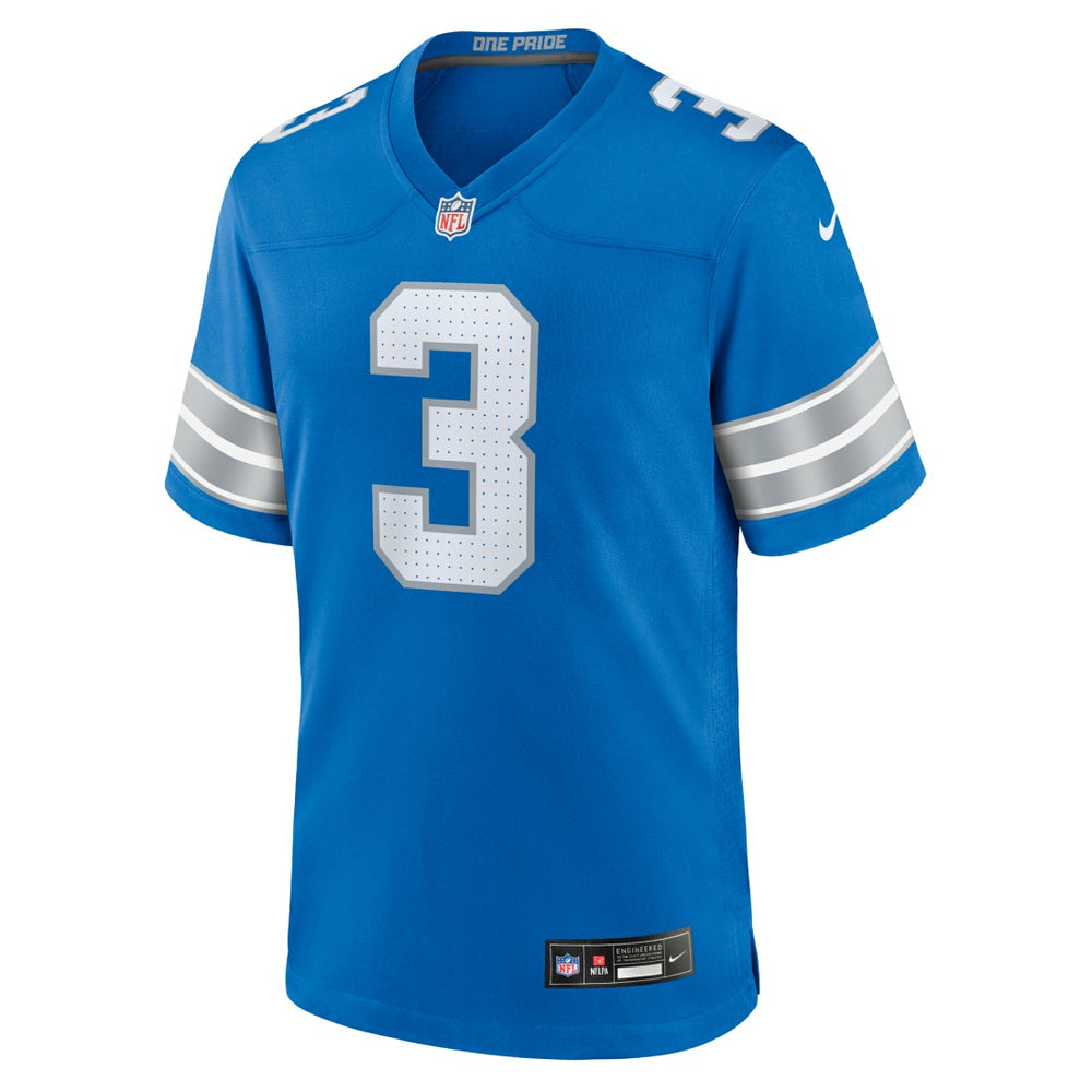 Jack Fox Detroit Lions Team Game Jersey - Blue