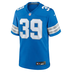 Jake Bates Detroit Lions Team Game Jersey - Blue
