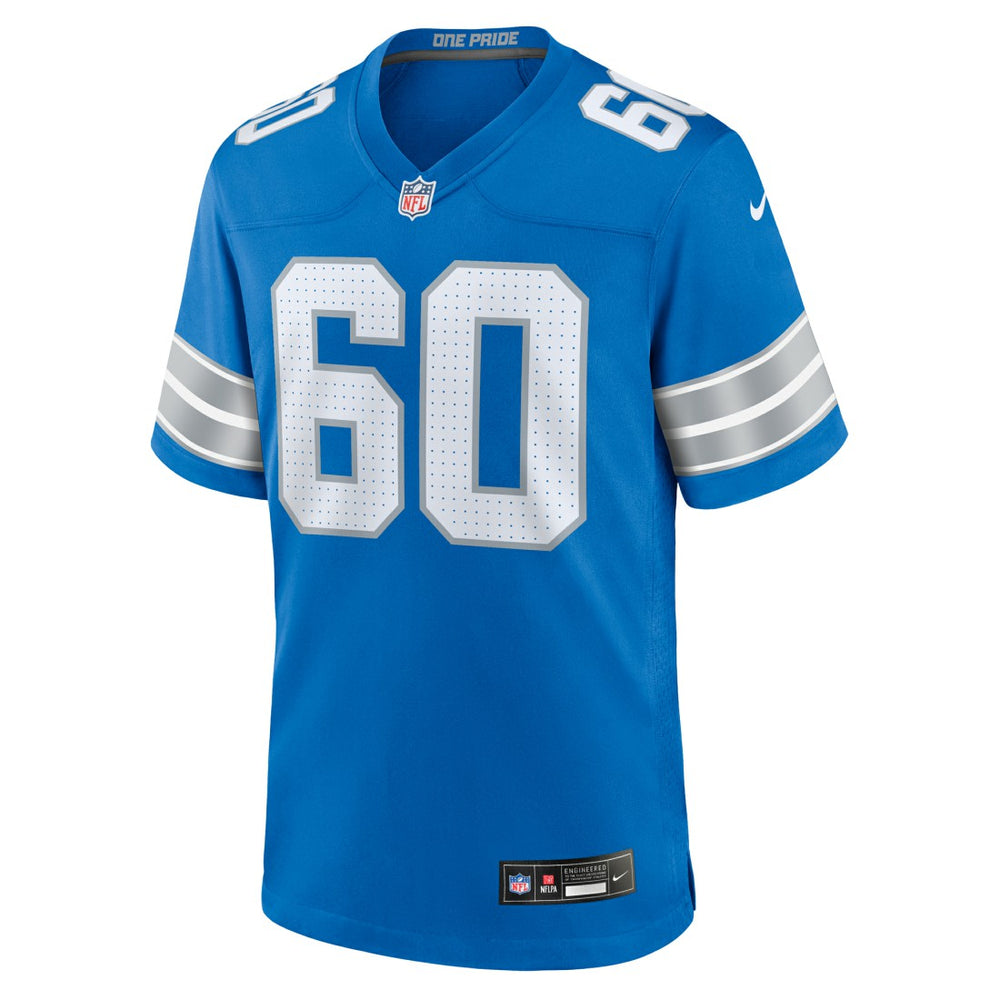 Graham Glasgow Detroit Lions Team Game Jersey - Blue