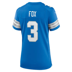 Jack Fox Detroit Lions Women's Team Game Jersey - Blue